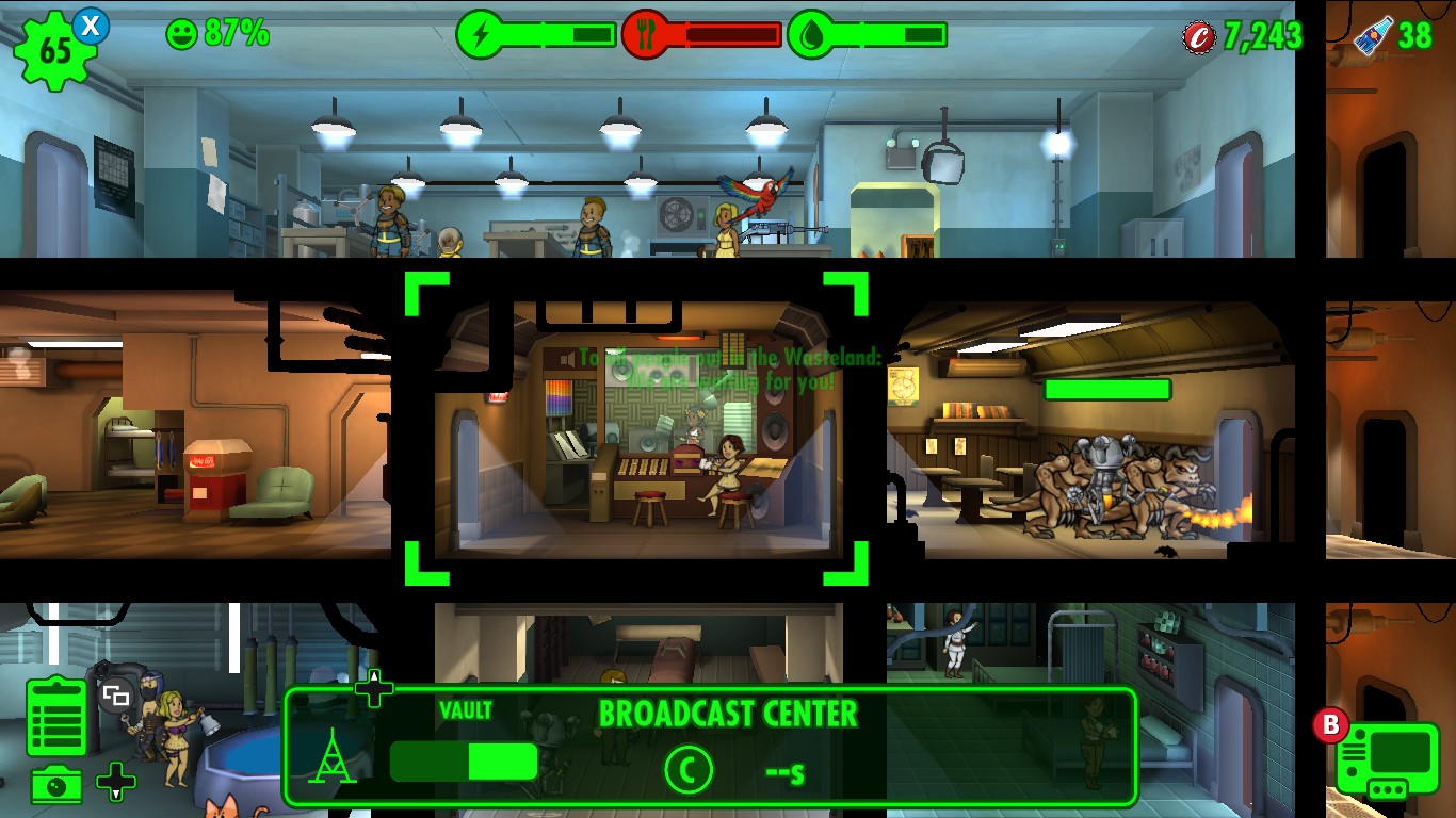 fallout shelter app game killing deathclaws best outfits